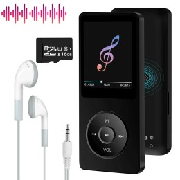 Portable Bluetooth MP3 Player HIFI Music Speakers MP4 Media FM Radio Recorder USB Charging Pocket Sports Running Music Play 