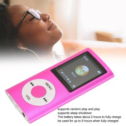 1.8in Player Support Memory Card Ultra Thin LCD MP3 Player with Bluetooth for Students Running Walking MP3 Player LCD Player 