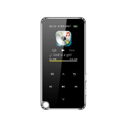 4-128GB Bluetooth Touch MP3 Player,1.8inch Color Screen Support TF Card/Fm Radio/Voice Recorder, Lossless HIFI Muisc Player MP4 