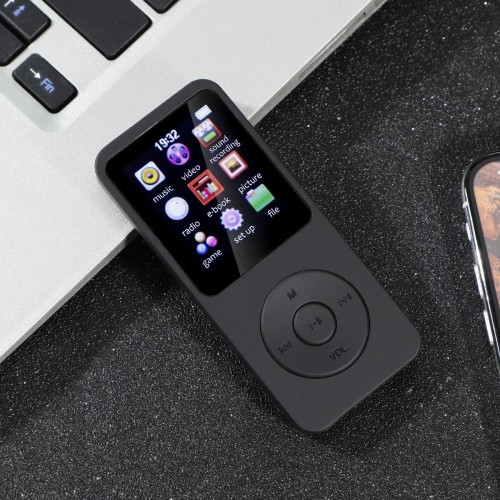 MP3 Player Bluetooth Mini Color Screen E-book Sports MP3 MP4 FM Radio Walkman Music Player Suitable for Win8/XP/VISTA 