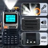 Baofeng UV-K61 Ham Radio Air Band Walkie Talkies  999 Channels Two Way Radio Station Aviation NOAA Police Marine (Upgrade UV-k6) 
