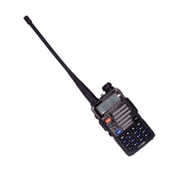 Baofeng 5RB Two Way Radio Frequency Scanner for Police Fire Outdoor Hiking Camping Single Ear Hook PTT Headset FM Transceiver 