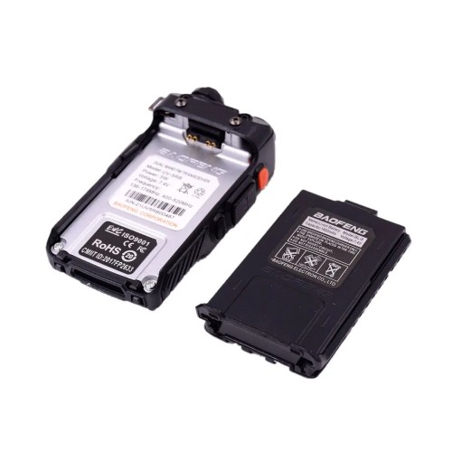 Baofeng 5RB Two Way Radio Frequency Scanner for Police Fire Outdoor Hiking Camping Single Ear Hook PTT Headset FM Transceiver 