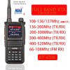 Radtel RT-470X Full band Ham Radio 256CH Air Band Two Way Radio Walkie Talkie Air Band Receive NOAA Police Marine Transceiver 
