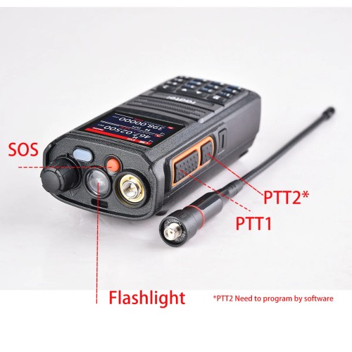 Radtel RT-470X Full band Ham Radio 256CH Air Band Two Way Radio Walkie Talkie Air Band Receive NOAA Police Marine Transceiver 
