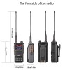 Radtel RT-470X Full band Ham Radio 256CH Air Band Two Way Radio Walkie Talkie Air Band Receive NOAA Police Marine Transceiver 