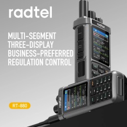 Radtel RT-880 All Band Ham Radio 10w 1024 CH with AM  SSB CB Receive, USB LSB CW CB LW MW SW 2000mAh 1024 Channels  Type C 