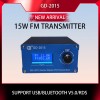GD-2015 15W FM Transmitter RDS support FM Radio Station Radio Broadcast Transmitter QN chip 76-108Mhz 