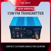 GD-2015 15W FM Transmitter RDS support FM Radio Station Radio Broadcast Transmitter QN chip 76-108Mhz 