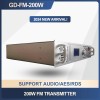 200W FM Transmitter 87.5-108M Radio Broadcast Equipments FM Transmitter  Radio Station Transmitter+Feeder+Single Dipole Antenna 