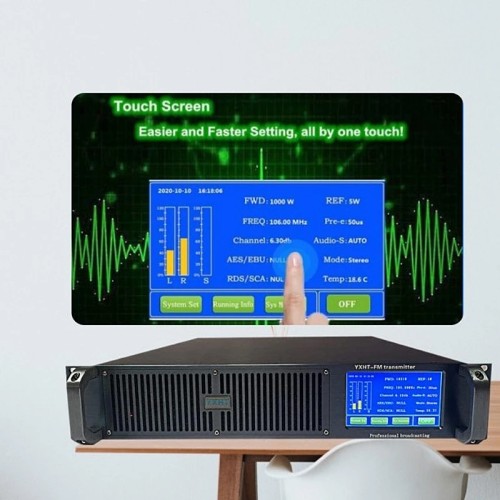 YXHT-2, 250W Professional FM Broadcast Transmitter-For Radio Stations 
