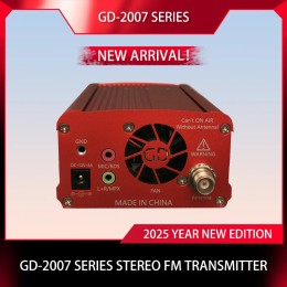 10W Adjustable Stereo FM Transmitter Wireless Broadcast Radio Station FM Transmitter+Adapter+15w Antenna 