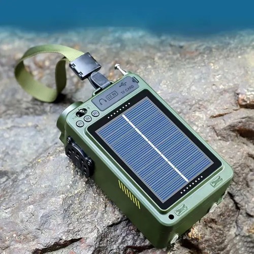 Degen R11 multi-function emergency portable outdoor Bluetooth TF card USB playback full-band solar radio 