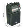 Degen R11 multi-function emergency portable outdoor Bluetooth TF card USB playback full-band solar radio 