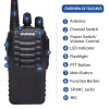 2/4PCS Baofeng BF-888S V2 Walkie Talkie Dual Band Portable Long Range UHF 400-470MHz USB/EU/US Ham Two Way Radio for Hunting 