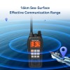 Retevis RM15 Marine Walkie Talkie IP68 Waterproof Long Range Radio vhf handheld Portable Floating Walkie Talkies for Boating 