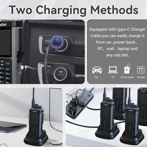 Radtel RT-880G 10w APRS+GPS Ham Radio with Cross Band Repeater Short Wave HF SSB CB  Walkie Talkie  AM USB LSB CW 1024 Channels 