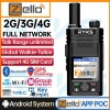 Zello SIM 4G POC LTE Portable Walkie Talkie Handheld Two-way Radio Long Range Dual SIM Card Slots Global 5000km 