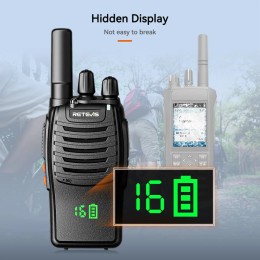 Retevis H777H Walkie Talkie 6 PCS Two-way Radio Walkie-talkie PMR/FRS Communication Radio Portable With Six-way Charger Intercom 