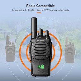 Retevis H777H Walkie Talkie 6 PCS Two-way Radio Walkie-talkie PMR/FRS Communication Radio Portable With Six-way Charger Intercom 
