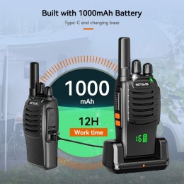 Retevis H777H Walkie Talkie 6 PCS Two-way Radio Walkie-talkie PMR/FRS Communication Radio Portable With Six-way Charger Intercom 