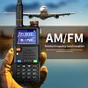 BAOFENG 5RH Pro GPS Handheld Radio Multi-Band USB-C Charging Radio Copy Frequency 640 Channels Walkie Talkie 10W High Power APRS 