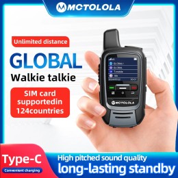 MOTOLOLA Global -4G/5G POC walkie talkie,Remote phone，global police civilian fleet Professional two-way radio (free)5000km 