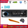 BQCC 1din Universal Car Radio MP3 Player DAB/FM/BT/AUX/USB/TF/Mobile Phone Charging 7 Color Lights Car Radio JSD520 