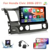 10.1 Inch Wireless Car Stereo for Honda Civic 2006-2011 CarPlay Android Auto Touch Screen Car Radio with Backup Camera GPS WIFI 