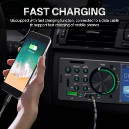 Hippcron 4.1” Car Radio 1 din Multimedia Mp5 Player Touch Screen Bluetooth Stereo Mp3 Player FM Receiver USB TF Card Universal 