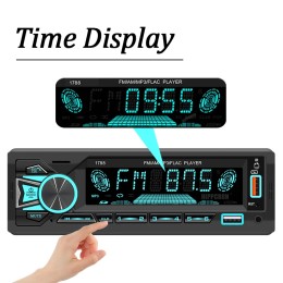Hippcron Car Radio Stereo 1 din Digital Bluetooth MP3 Player 60Wx4 FM Receiver With Remote Control AUX/USB/TF Card In Dash Kit 