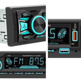 Hippcron Car Radio Stereo 1 din Digital Bluetooth MP3 Player 60Wx4 FM Receiver With Remote Control AUX/USB/TF Card In Dash Kit 