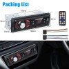 PHONEPACE Bluetooth Car Stereo 4x15W Car Audio FM Radio MP3 Player USB/SD/AUX Hands Free Calling with Wireless Remote Control 