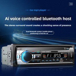 Intelligent Voice Car Radio Stereo Mp3 Player Digital Bluetooth FM Receiver Auto Radio With AUX/USB/TF Card In Dash Kit 
