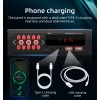 ESSGOO Car Radio 1 DIN Stereo FM Bluetooth MP3 Audio Player Cellphone Handfree Digital USB/SD With In Dash Aux Input 