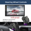 HIPPBQCC Car Radio 7 Inch 1 Din MP5 Multimedia Player Touch Screen FM ISO Power Aux Input Bluetooth USB Mirror Link Universal 