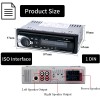 Hippcron Car Radio 1din Stereo Multimedia MP3 Player Digital Bluetooth FM Audio Music USB With In Dash AUX Input 