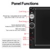 HIPPCRON 7inch Car Radio 2din HD Touch Screen MP5 Player Bluetooth 12V FM ISO Power Aux Input Mirror Link Multimedia Player 