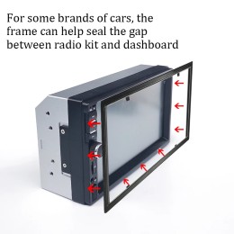 Hippcron 7" Touch Screen Car Radio Stereo Bluetooth MP5 Player 12V 2 Din FM Radio ISO Power Aux Input USB Playback Mirror Link 