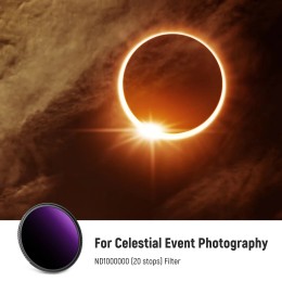NEEWER ND1000000 Fixed Neutral Density Filter 16.5 Stop ND Filter for Camera Lens with Multi Coated HD Optical Glass 