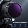 NEEWER ND1000000 Fixed Neutral Density Filter 16.5 Stop ND Filter for Camera Lens with Multi Coated HD Optical Glass 