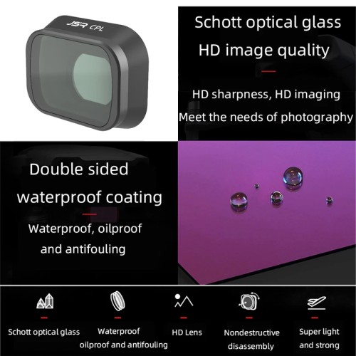 Filter for DJI Mini 3 Pro Lens Filters UV CPL ND Star Night NDPL Polarizer Camera Lenses for DJI Mini 3 Pro Drone Accessories 