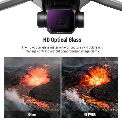 Neewer 6 Pcs ND/CPL Filter Set For DJI Mavic 3 Classic HD Optical Glass Neutral Density ND8/16/32/64/128 Filter/CPL Drone Filter 