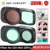 K&F Concept Drone Filter for DJI Mini 3 Pro &Mini 3 UV/CPL/ND2-ND32/ND32-ND512 Variable Camera Coating Optical Glass Lens Filter 