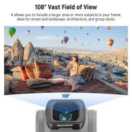NEEWER 3 Pack ND Filter Set with 0.75X Wide Angle Lens, 2X Macro Lens, 1.2X Blue Anamorphic Lens For DJI Osmo Pocket 3 