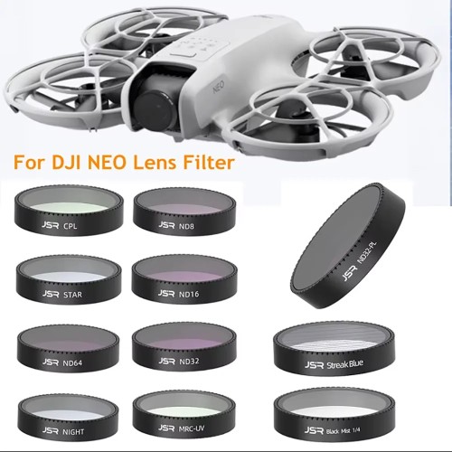 For DJI NEO Drone Camera Lens Filters Accessories UV CPL ND8 ND16 ND32 ND64 PL Night STAR Streak Blue Black Mist Optical Glass 