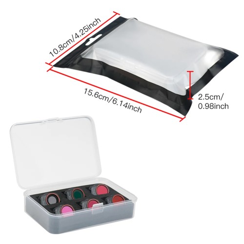 Drone Optical Lens Filter Set Lens Accessories for DJI Mavic Mini 1 2 SE UV/CPL/ND/PL Drone Optical Glass 