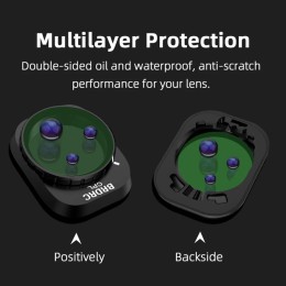 Optical Glass Lens Filter UV/CPL/ND8 PL/16 PL/32 PL/64 PL Drone Camera Lens Filter Adjustable Waterproof for DJI Mini 4 Pro 