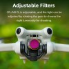 Optical Glass Lens Filter UV/CPL/ND8 PL/16 PL/32 PL/64 PL Drone Camera Lens Filter Adjustable Waterproof for DJI Mini 4 Pro 