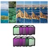 For DJI O4 Air Unit Pro Filter ND Filters Set Optical Glass/Aluminum Alloy Frame UV CPL ND8/16/32/64 ND Dimmer Drone Accessories 